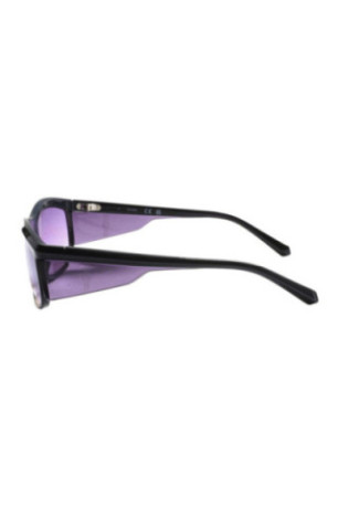 Lunettes de soleil rectangulaires Grises 57 mm