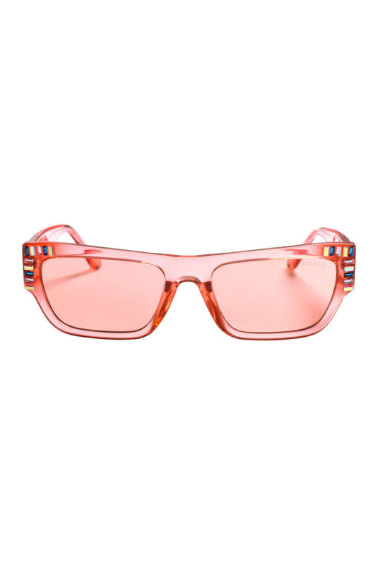 Lunettes de soleil rectangulaires rose