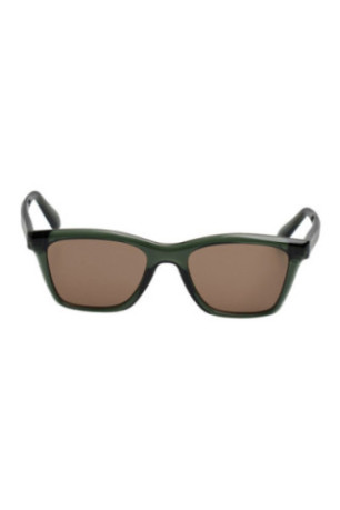 Lunettes de soleil rectangulaires Vert bouteille 54 mm
