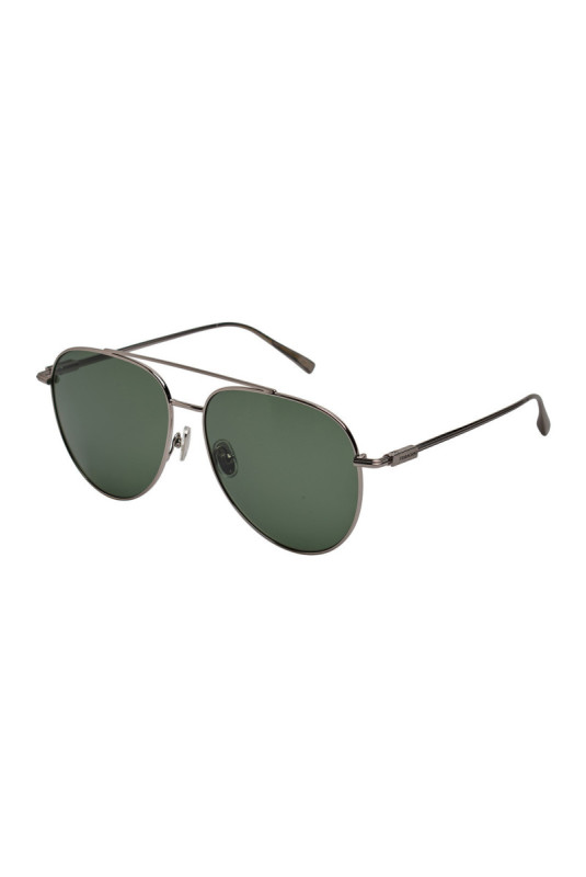 Lunettes de soleil style aviateur Gris argenté foncé 61 mm