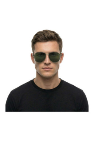 Lunettes de soleil style aviateur Gris argenté foncé 61 mm