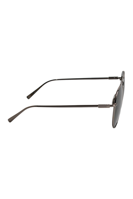 Lunettes de soleil style aviateur Gris argenté foncé 61 mm