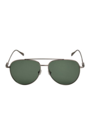 Lunettes de soleil style aviateur Gris argenté foncé 61 mm
