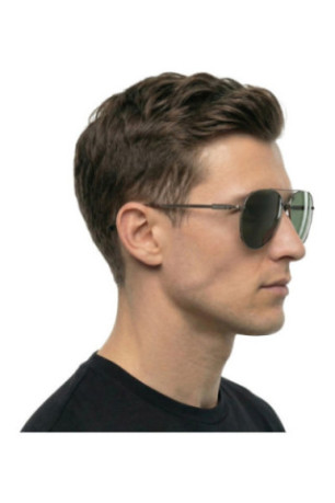Lunettes de soleil style aviateur Gris argenté foncé 61 mm
