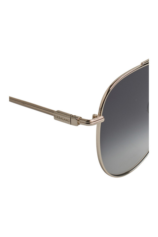Lunettes de soleil pilote Homme Argent