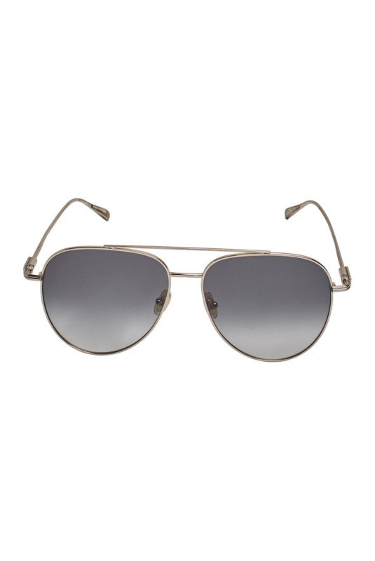 Lunettes de soleil pilote Homme Argent