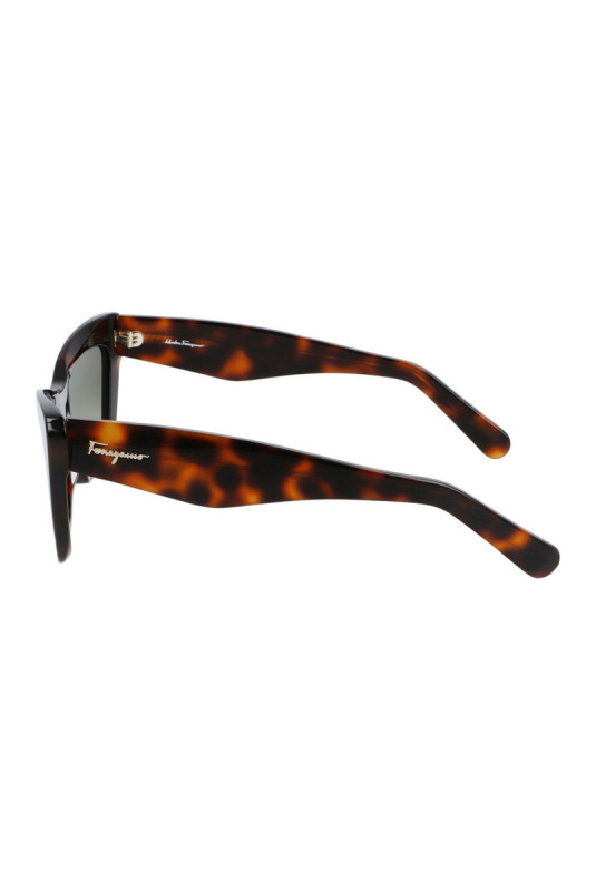 Lunettes de soleil forme œil de chat Femme Écaille 55 mm