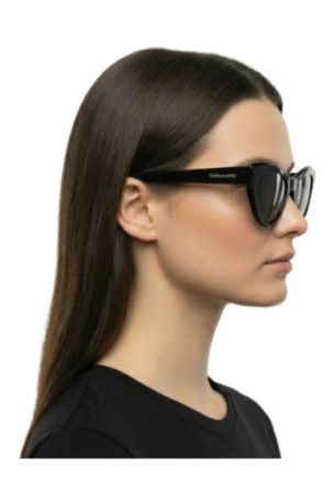 Lunettes de soleil œil de chat Femme Noir 55 mm