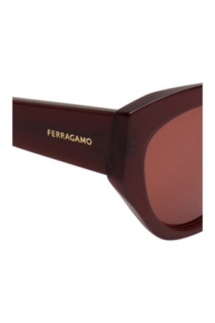 Lunettes de soleil femme œil de chat Bordeaux 55 mm