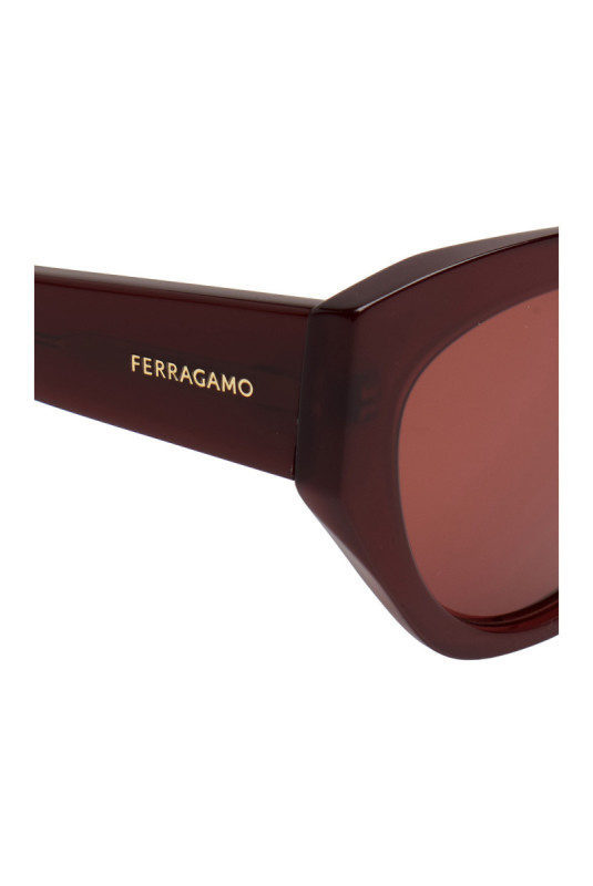Lunettes de soleil femme œil de chat Bordeaux 55 mm