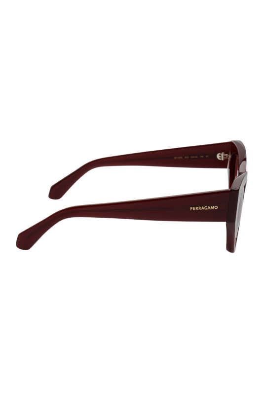 Lunettes de soleil femme œil de chat Bordeaux 55 mm