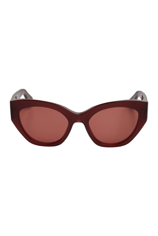 Lunettes de soleil femme œil de chat Bordeaux 55 mm