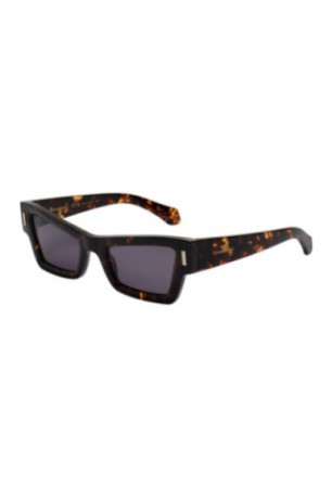 Lunettes de soleil œil-de-chat rectangulaires Écaille 53 mm