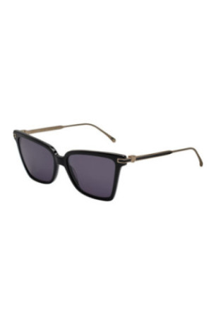Lunettes de soleil carrées Femme Noir 56 mm
