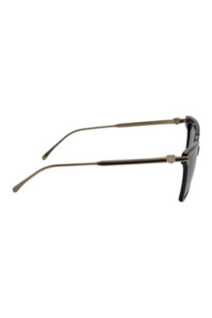 Lunettes de soleil carrées Femme Noir 56 mm