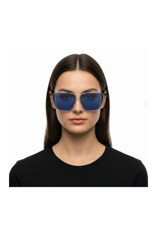 Lunettes de soleil géométriques SF240S Doré 63-10-140