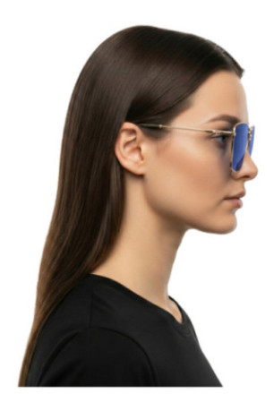 Lunettes de soleil géométriques SF240S Doré 63-10-140