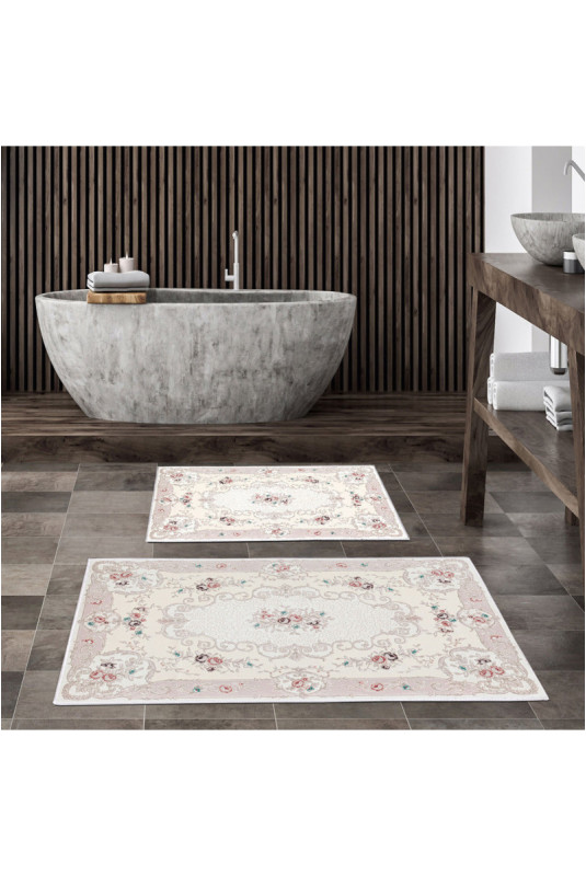Ensemble de tapis de bain (2 pièces) - Multicolore