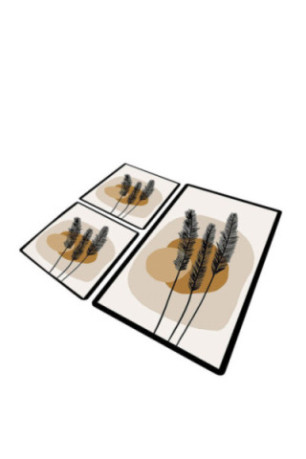 Ensemble de tapis de bain (3 pièces) - Multicolore