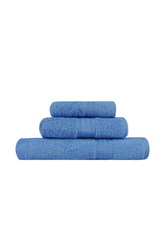 Ensemble de serviettes (3 pièces) - Bleu