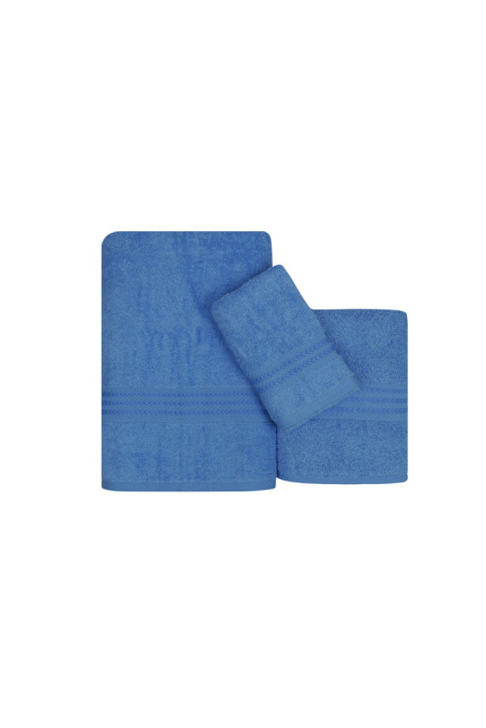 Ensemble de serviettes (3 pièces) - Bleu