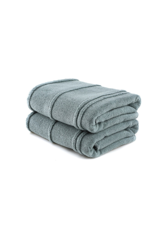 Ensemble de serviettes de bain (2 pièces) - Vert