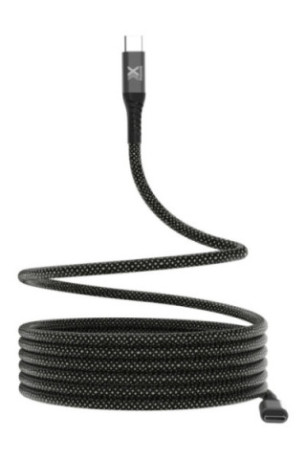 Câble Type-C magnétique POWERECO Flex Noir 1.5 m