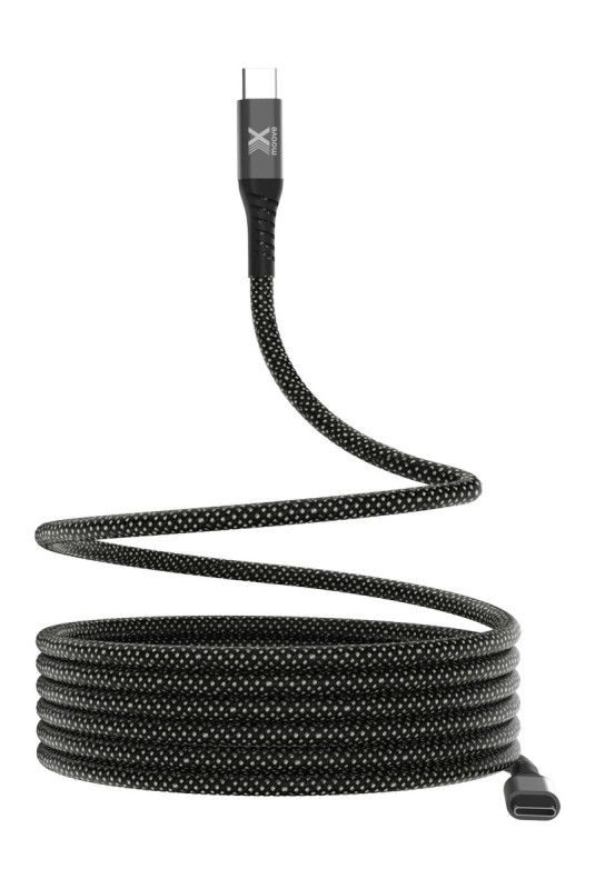 Câble Type-C magnétique POWERECO Flex Noir 1.5 m