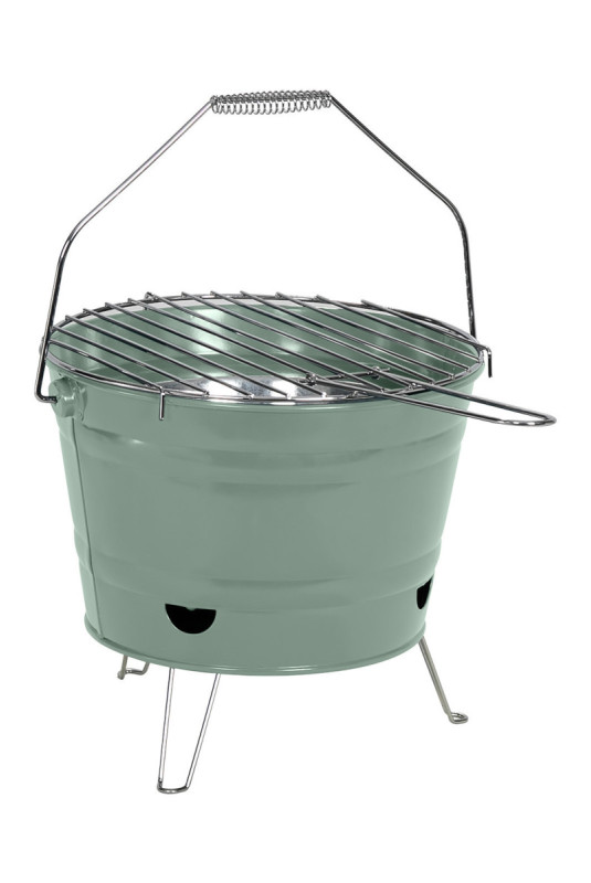 Barbecue à charbon portable Vert ø27 cm