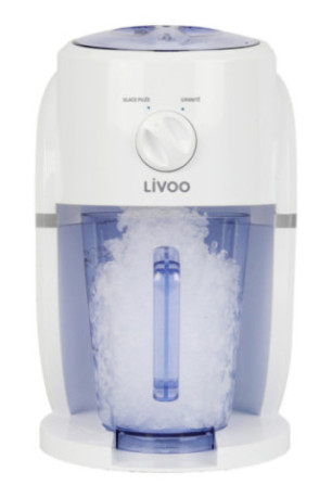 Appareil 2 en 1 granités et glace pilée Blanc et bleu 1.1 L