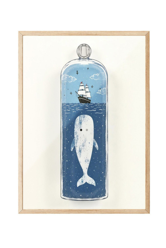 Tableau encadré décoratif - Multicolore