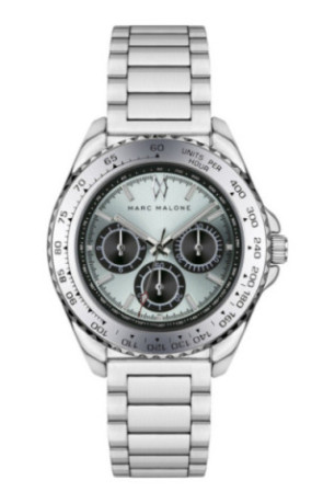 Montre Quartz Homme - Silver/Silver/Light blue sunray