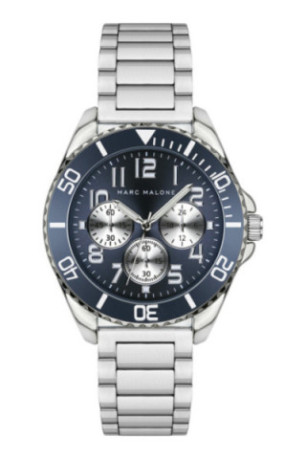 Montre Quartz Homme - Silver/Silver/Blue sunray