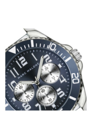 Montre Quartz Homme - Silver/Silver/Blue sunray