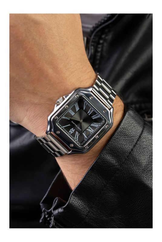 Montre Quartz Homme - Silver/Silver/Grey sunray