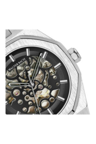 Montre Automatique Homme - Silver/Silver/Black