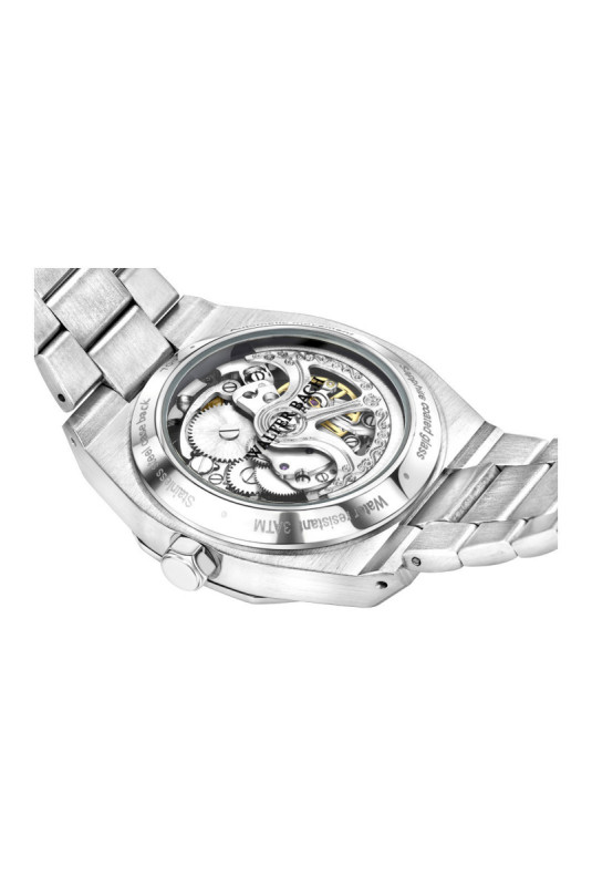 Montre Automatique Homme - Silver/Silver/Black