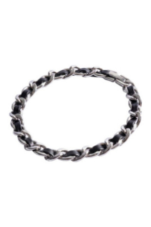 Bracelet - Silver/ black
