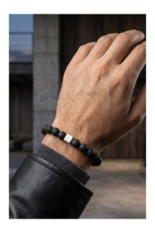 Bracelet - Black/ silver