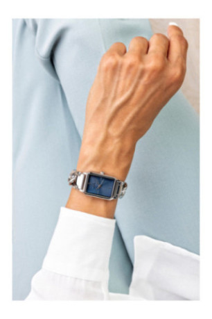 Montre Quartz - Femme - Silver/Silver/Blue