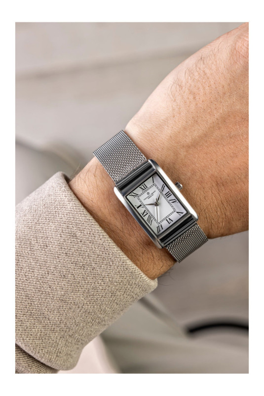 Montre Quartz - Homme - Silver/Silver/White