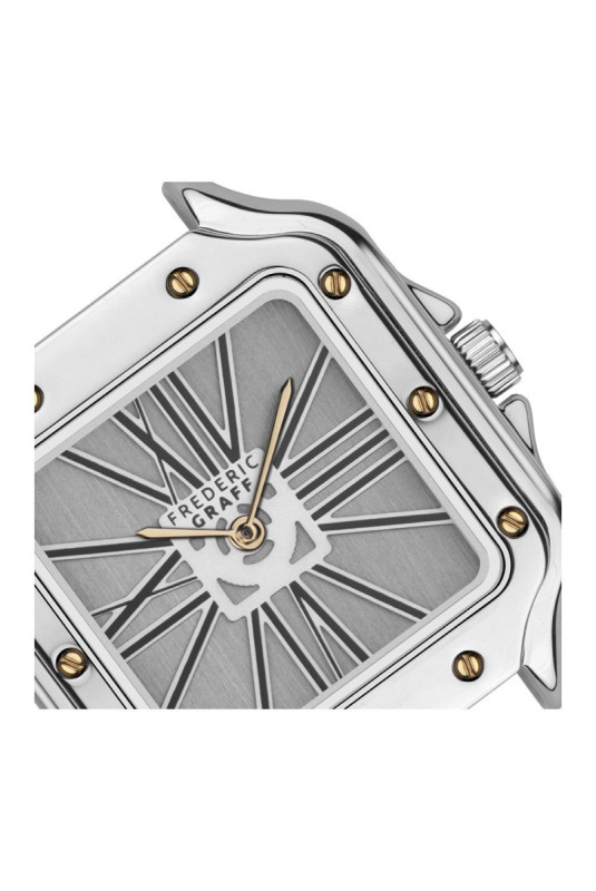 Montre Quartz - Homme - Silver/Silver/Grey brushed