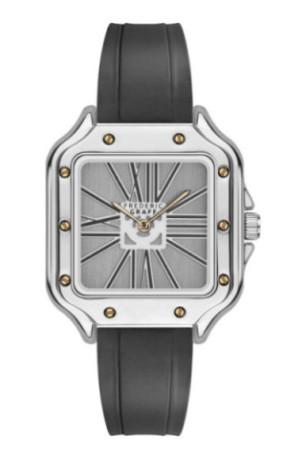 Montre Quartz - Homme - Silver/Black/Grey brushed