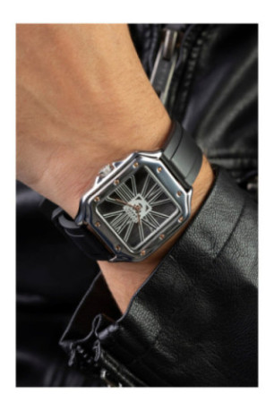 Montre Quartz - Homme - Silver/Black/Grey brushed