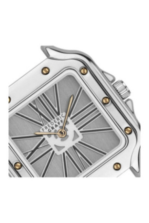 Montre Quartz - Homme - Silver/Black/Grey brushed