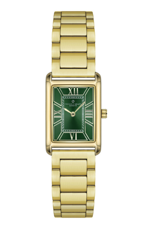 Montre Quartz - Femme - Gold/Gold/Green sunray