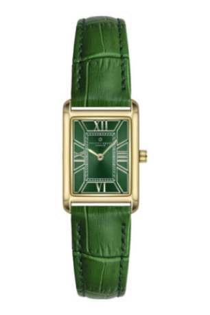 Montre Quartz - Femme - Gold/Croco green/Green sunray