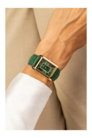 Montre Quartz - Femme - Gold/Croco green/Green sunray