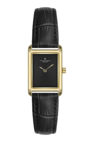 Montre Quartz - Femme - Gold/Croco black/Matt black