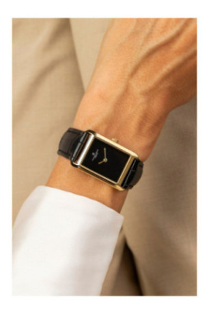 Montre Quartz - Femme - Gold/Croco black/Matt black